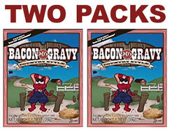 J&D's Bacon Flavored Country Style Gravy (Two Packs)