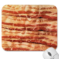Bacon Mousepad - Bacon Strips Computer Mouse Pad