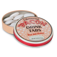 Effervescent Bacon Flavor Drink Tabs - Fizzy Beverage Tablets