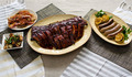 Pig Out Party Sampler Pack: Bacon, Sausages, Ribs & BBQ Sauce