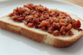 JD's House of Bacon Crumble - Crumbled Bacon on Toast