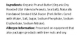 Bacon Peanut Butter (Original) Ingredients List
