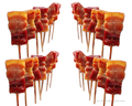 JD's House of Bacon Bacon Lollipops Variety Pack (4pc Sampler Set) 
