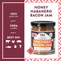 Two Pack Honey Habanero Bacon Jam - Sweet & Spicy Uncured Bacon Jam Spread (9 oz)