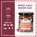 Sweet Chili Bacon Jam - TWO PACK - Sweet & Smoky Uncured Bacon Jam Spread (2 x 9 oz jars)