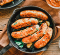 Garlic Butter Brats