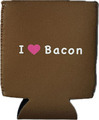 I Love Bacon Heart Can Cooler