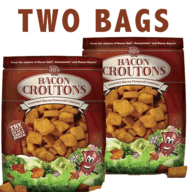 J&D's Bacon Flavor Croutons Flavored Crouton (2 Bags)