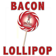 Bacon Flavor Lollipop Flavored Jumbo Sucker