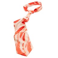 Bacon Neck Tie - Men's Necktie Novelty Meat Neckwear (54 inches)
