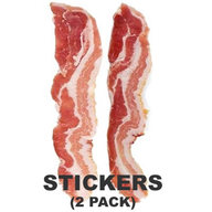 Bacon Slices Stickers - Bacon Strips Sticker Set (2 pk)