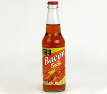 Bacon Soda - Lester's Fixins Meat Flavored Soda Pop (12 oz Bottle)