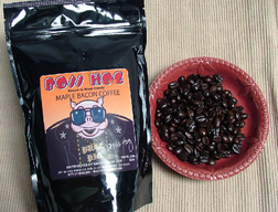 Maple Bacon Flavored Coffee - Premium Roasted Whole Bean (8 oz Bag)