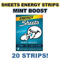 Sheets Energy Strips Caffeine Strip Mint Bost