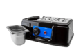 3 Well Chocolate Melter (Dry Heat) 3 Pans One Temperature