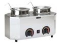 Two Well Dual Temp Chocolate Melter Warmer