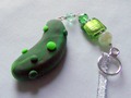 Handmade Green Polymer Clay Christmas Tree Decoration