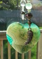 Pickle Heart Suncatcher