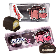 Bacon Dark Chocolate Covered Oreos & Twinkie - Twinkie & Oreo Cookies Dipped in Dark Chocolate