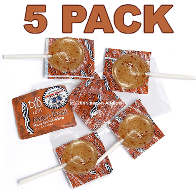 Man Bait Maple Bacon Lollipops (5 pack)