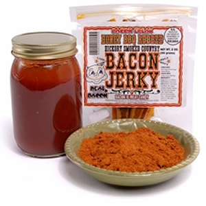 100% Real Bacon Jerky - Honey BBQ Flavor