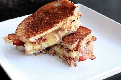 Monday Madness! Peanut Butter, Bacon & Banana Sandwich!