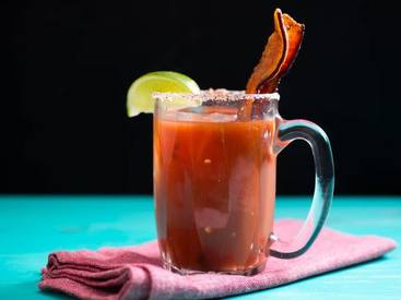 Mezcal Mary With Roasted Jalapeno Bacon!