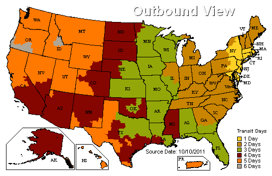 delivery map for Accessories - Replacement Scraper - ACMC (Part #4)