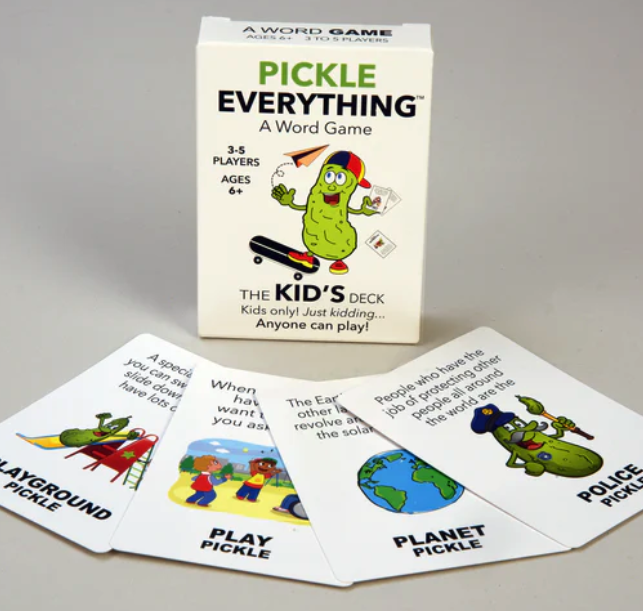 Exploding Pickle Games Pickle Everything Games for Kids - 2 Pack - Kid's Word Game + Flippin ...
