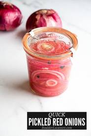 Quick Pickled Red Onions!